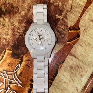 Relic White Ceramic Watch